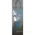 hologram wine bag-silver